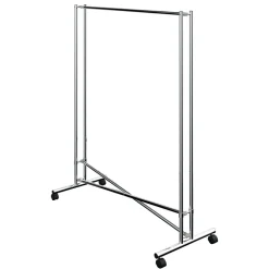 Perchero "Cross" Altura Fija 170 Cm, Plata