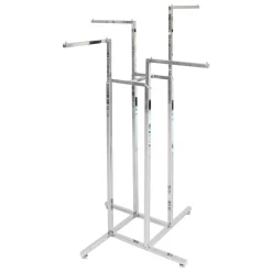 Perchero De 4 Brazos Cromado 172 Cm