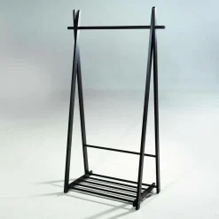 Perchero De Madera, Negro, 153 X 85 Cm