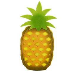 Piña Decorativa De Fieltro Sobre Base De Madera 35 Cm