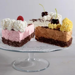 Piezas De Tarta De Frambuesa, Juego De 2 Food Dummies 12 Cm