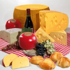 Queso Parmesano / Parmigiano Reggiano Rueda De Queso Maniquí De Alimentos