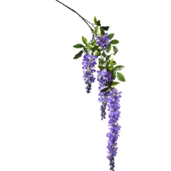 Rama Artificial Wisteria Laburnum, 140 Cm, Violeta