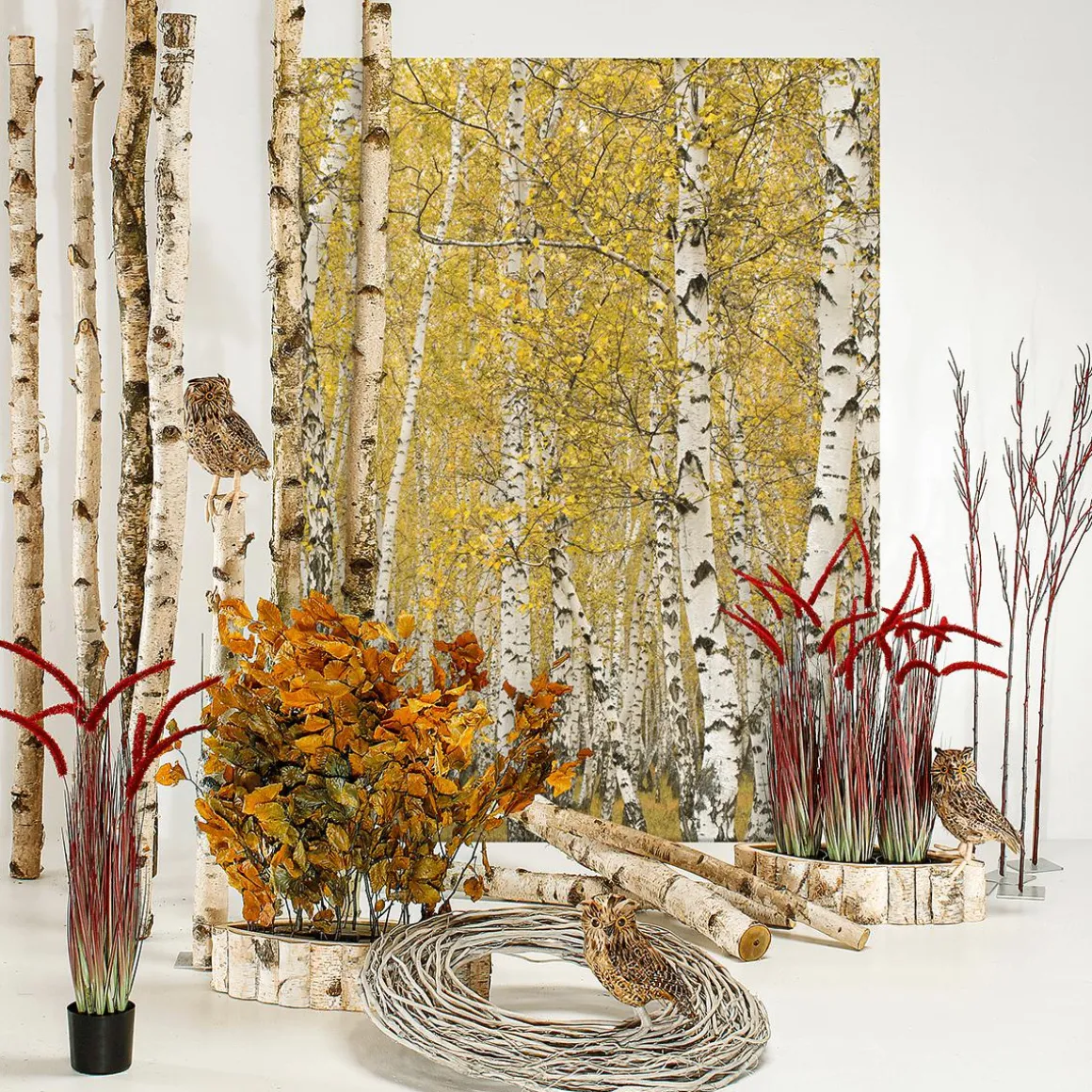 Rama De Decoración Cornus Rojo 130 Cm