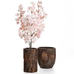 Rama Decorativa Con Flores De Cerezo Rosa, 105 Cm
