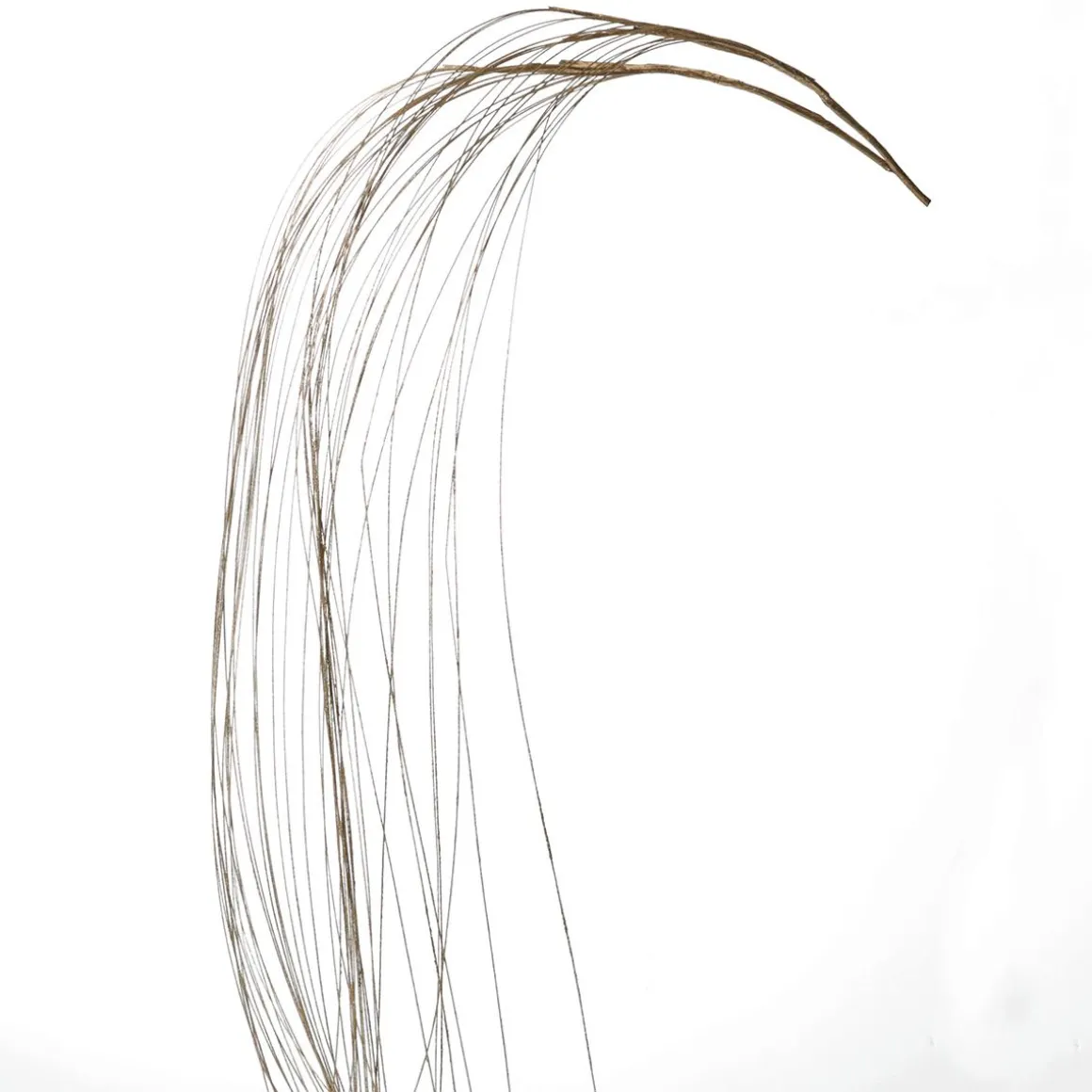 Rama Decorativa Hierba Dorada 100 Cm De Largo, 2 Piezas