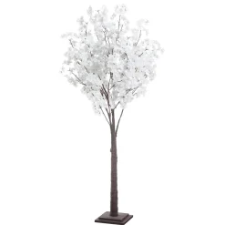 Árbol Con Flores De Cerezo Artificial Blanco, 160 Cm