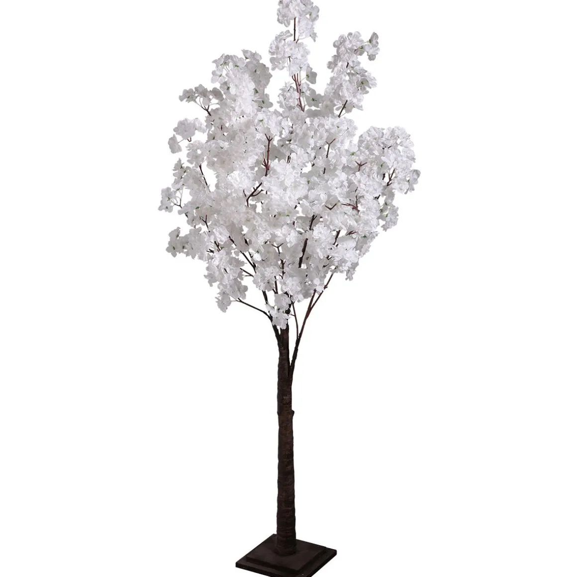 Árbol Con Flores De Cerezo Artificial Blanco, 160 Cm