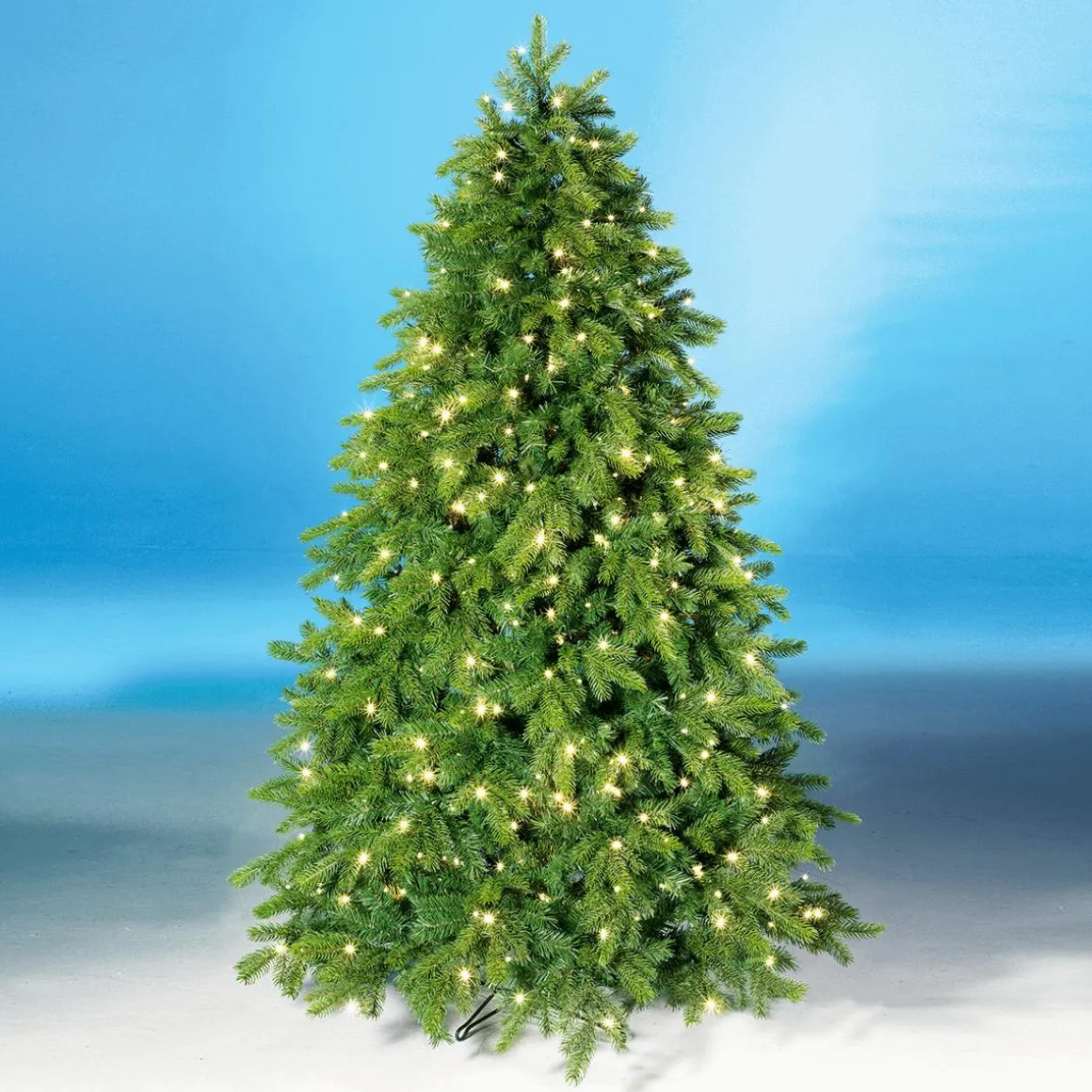 Árbol De Navidad Artificial Nordmann Abeto Con LED 180 Cm