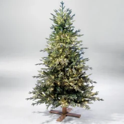 Árbol De Navidad Artificial Abeto Douglas Con LED 210 Cm