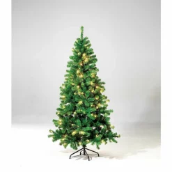 Árbol De Navidad Artificial Estrecho Con LED 240 Cm