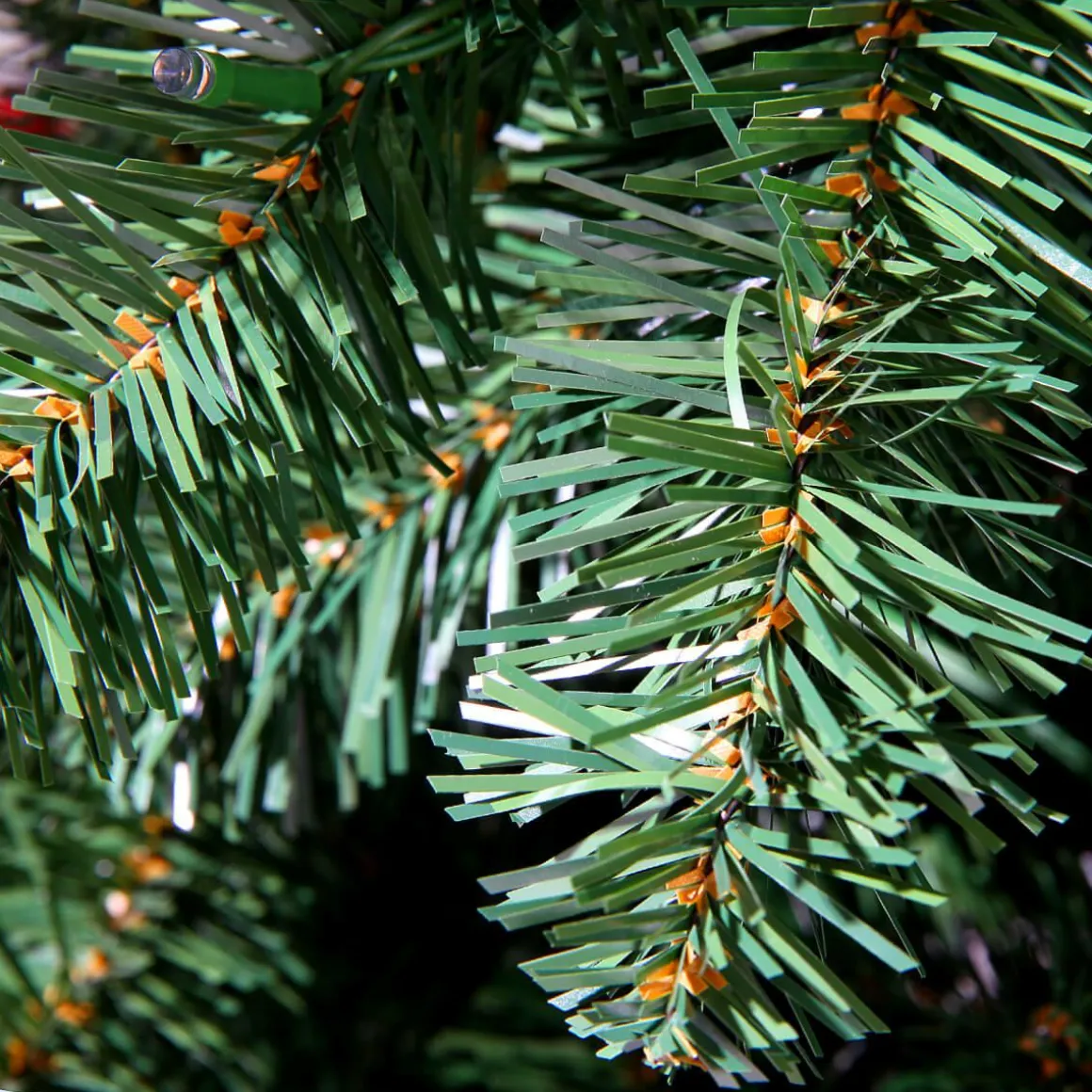 Árbol De Navidad Artificial Abeto Plateado Con LED 180 Cm