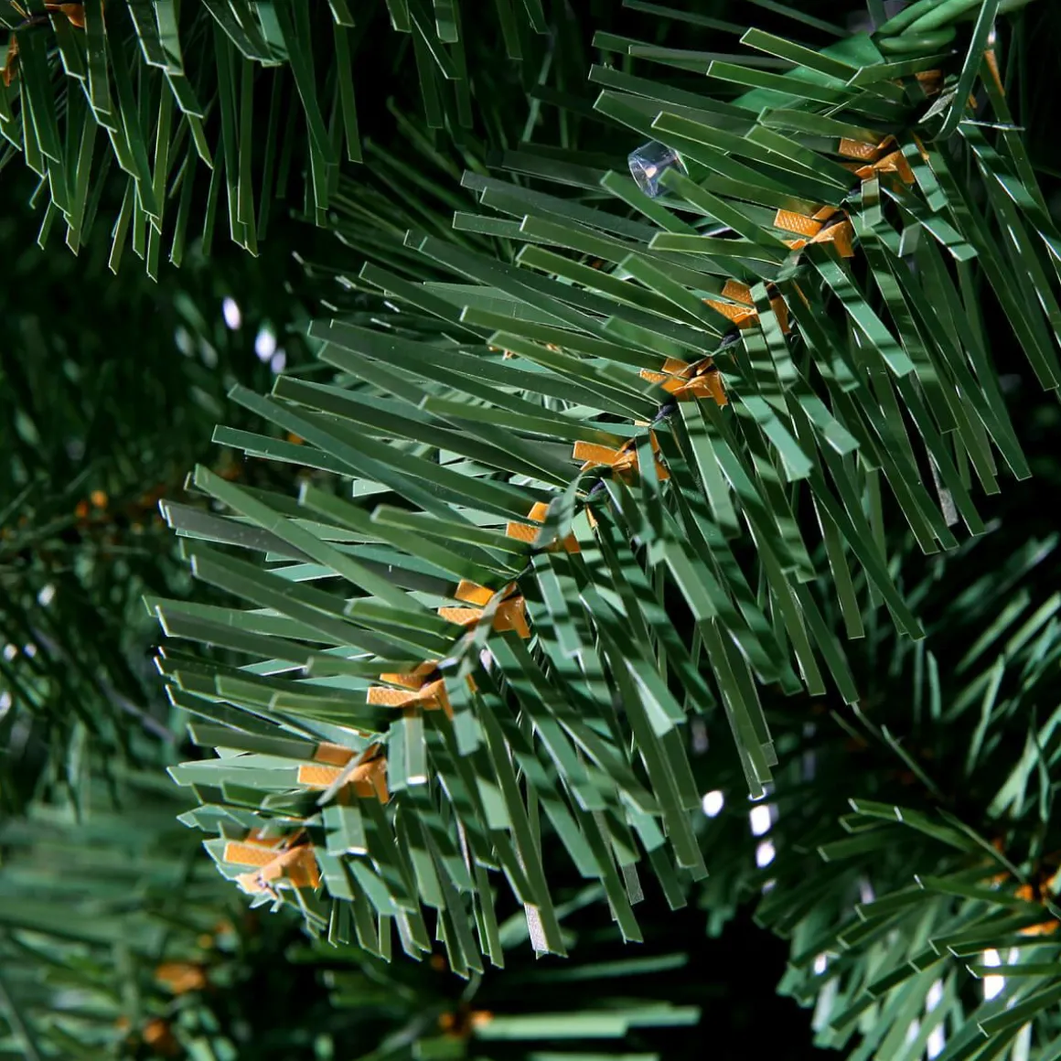 Árbol De Navidad Artificial Abeto Plateado Con LED 210 Cm