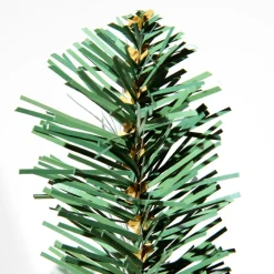 Árbol De Navidad Artificial Abeto Plateado Con LED 210 Cm
