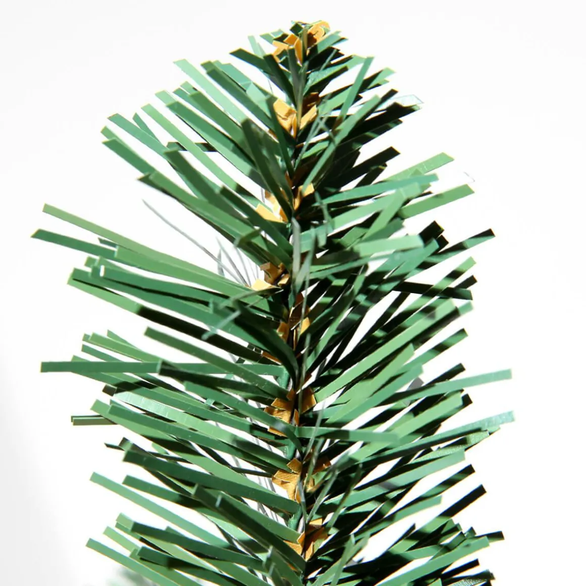Árbol De Navidad Artificial Abeto Plateado Con LED 210 Cm