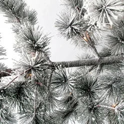 Árbol De Navidad Artificial Colgante Pino Con Agujas Escarchadas Y LED 300 Cm