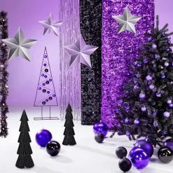 Árbol De Navidad De Papel, 60 Cm, Negro