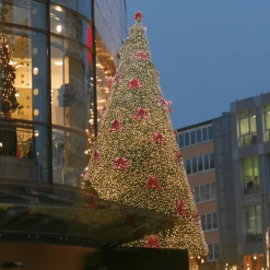Árbol Gigante Con LED Cálido, Exterior, 440 Cm