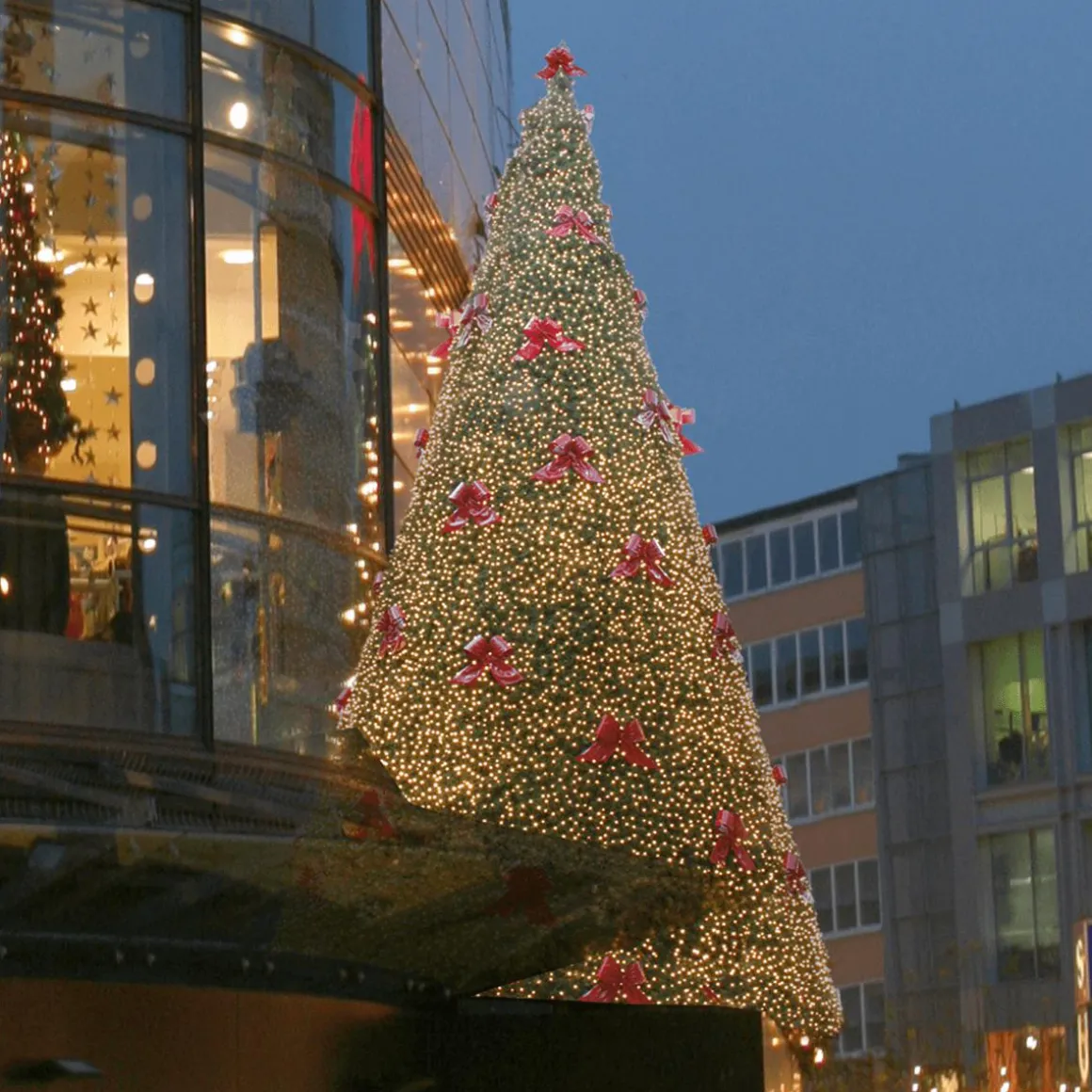 Árbol Gigante Con LED Cálido, Exterior, 440 Cm