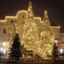 Árbol Gigante Con LED Cálido, Exterior, 510 Cm