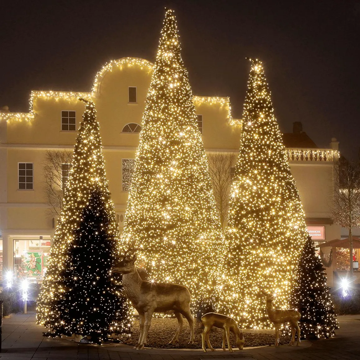 Árbol Gigante Con LED Cálido, Exterior, 1000 Cm