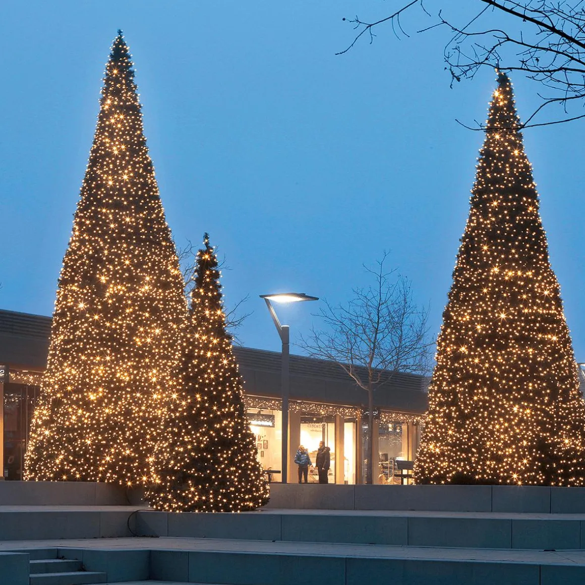 Árbol Gigante Con LED Cálido, Exterior, 1000 Cm
