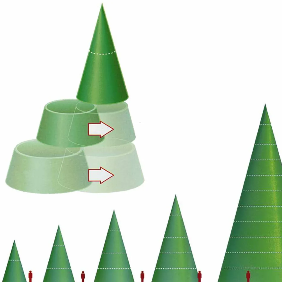 Árbol Gigante "Majestic", Altura 600 Cm