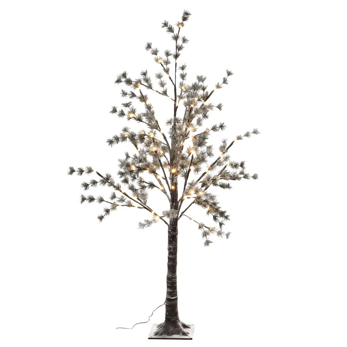 Árbol LED Blanco Cálido Marrón 150 Cm