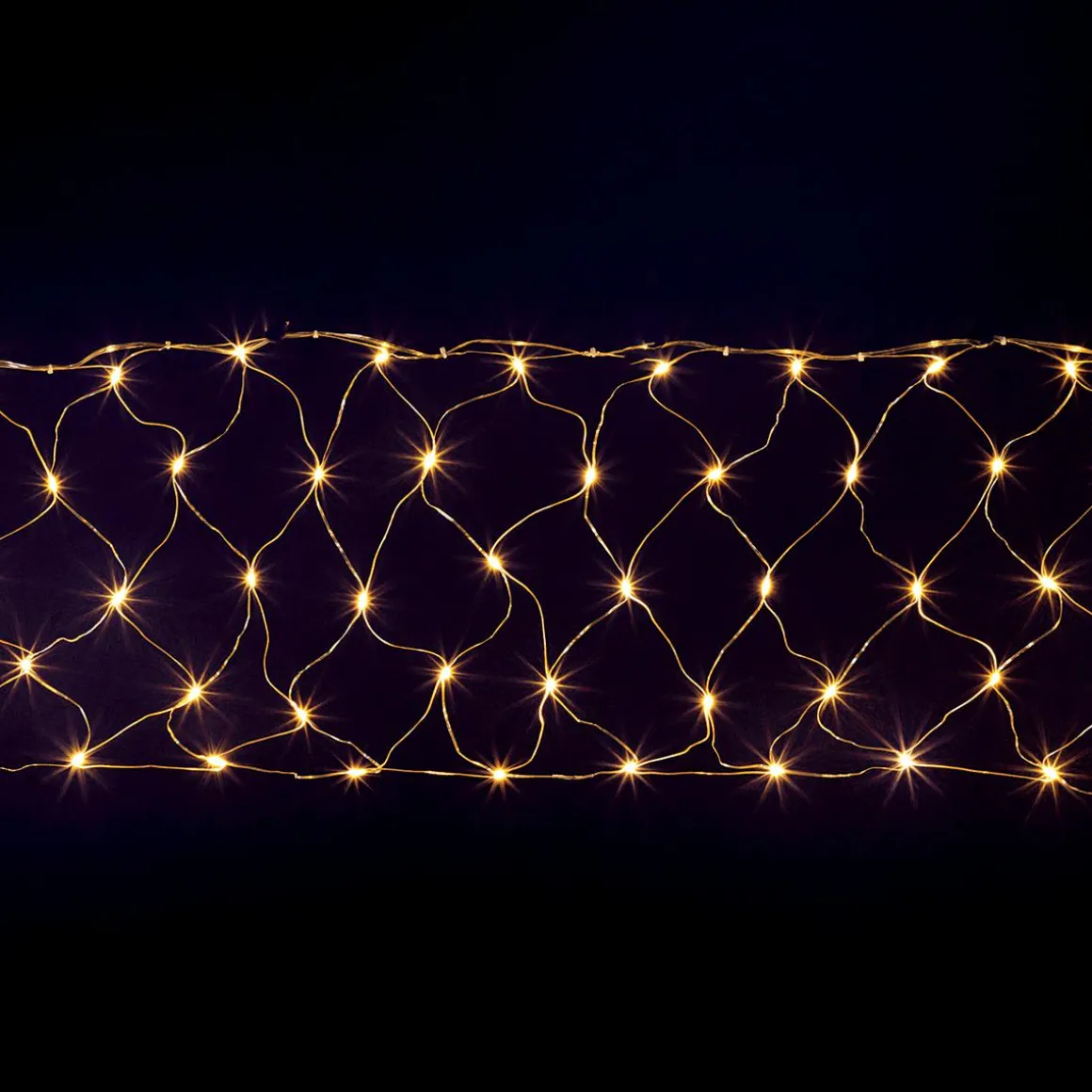 Red De Luces LED, Cable Transparente, LED Cálido, 350 X 30 Cm