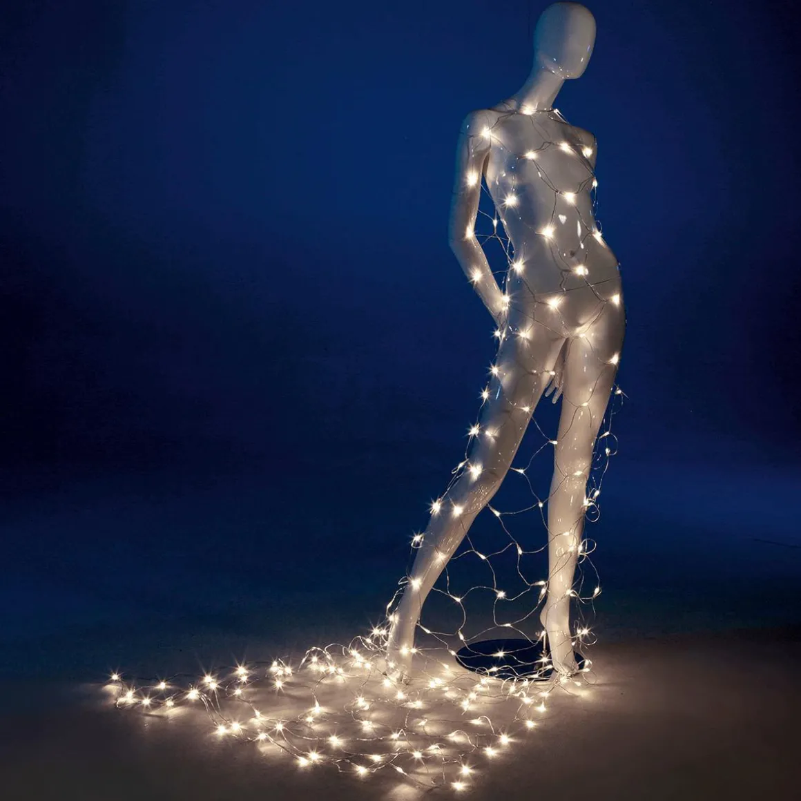Red De Luz LED Profesional IP20, 250 Cm Sin Cable De Alimentación, Transparente
