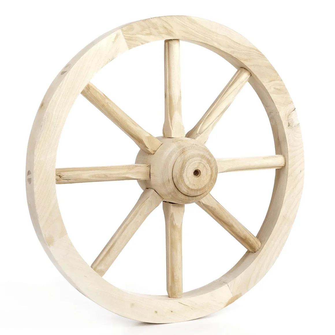 Rueda De Carro Decorativa De Madera 40 Cm