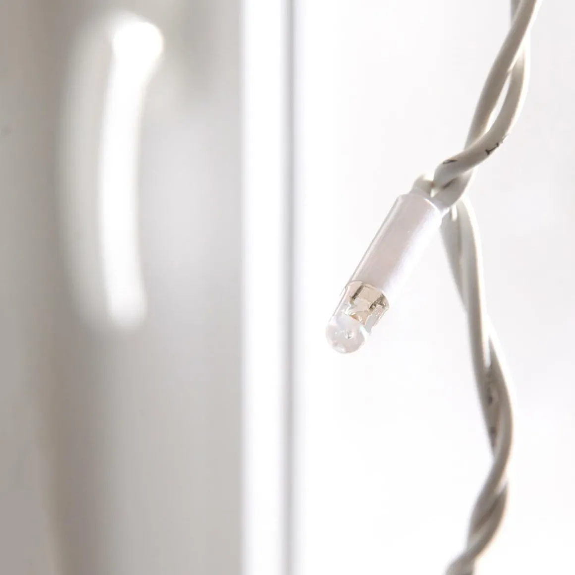 Sistema Profesional De Cortina De Luz LED IP67, 300 Cm Sin Cable De Alimentación, Blanco