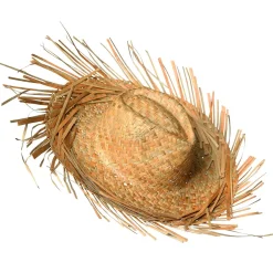 Sombrero De Paja Decorativo, Natural, Ø 40 Cm