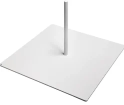 Soporte De Metal Altura 25 Cm Blanco