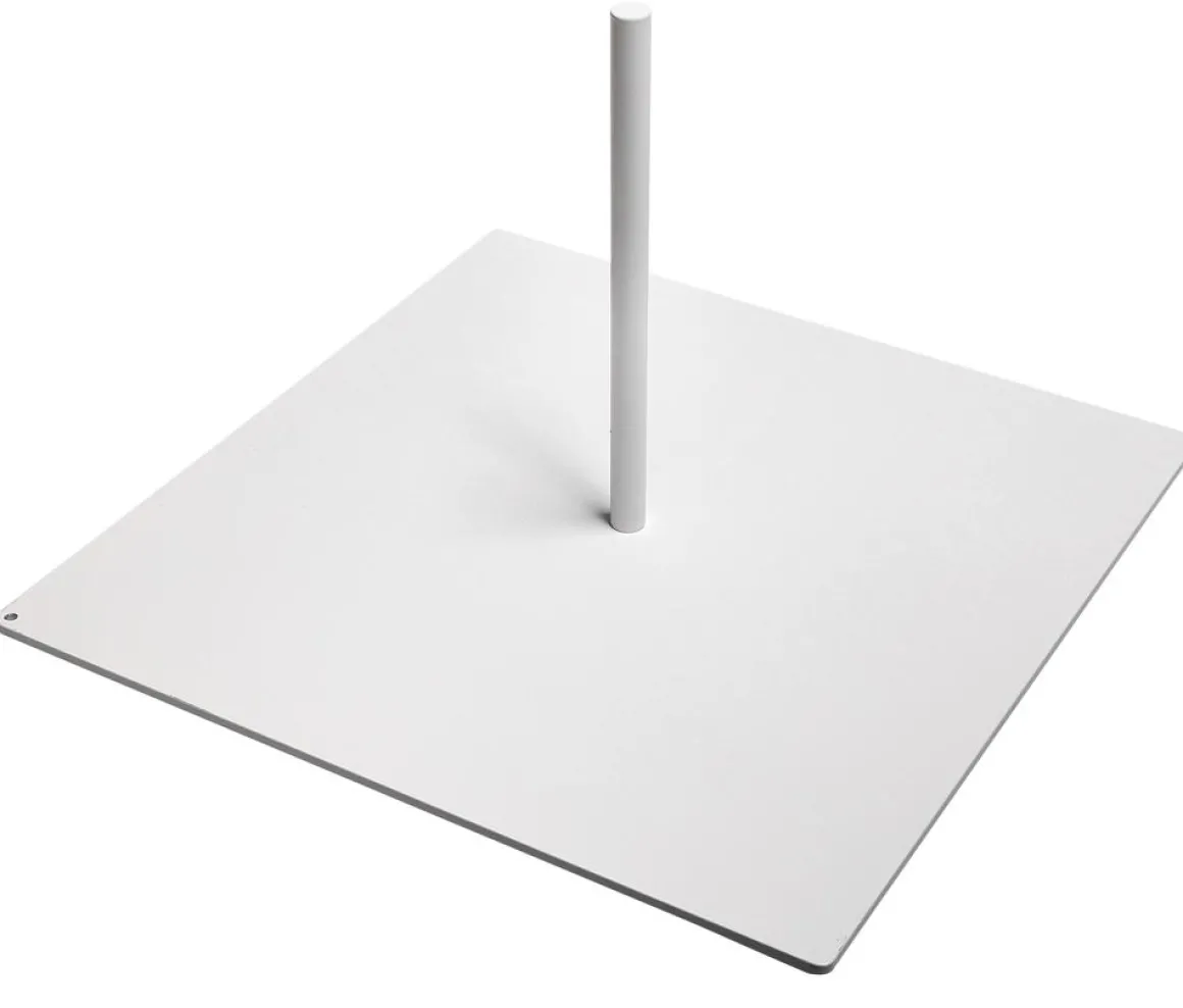 Soporte De Metal Altura 25 Cm Blanco