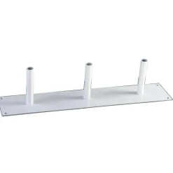 Soporte Metálico 3 Recipientes, 15 Cm De Altura, Blanco