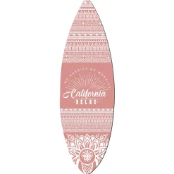 Tabla De Surf De Madera Rosa Boho 160 Cm