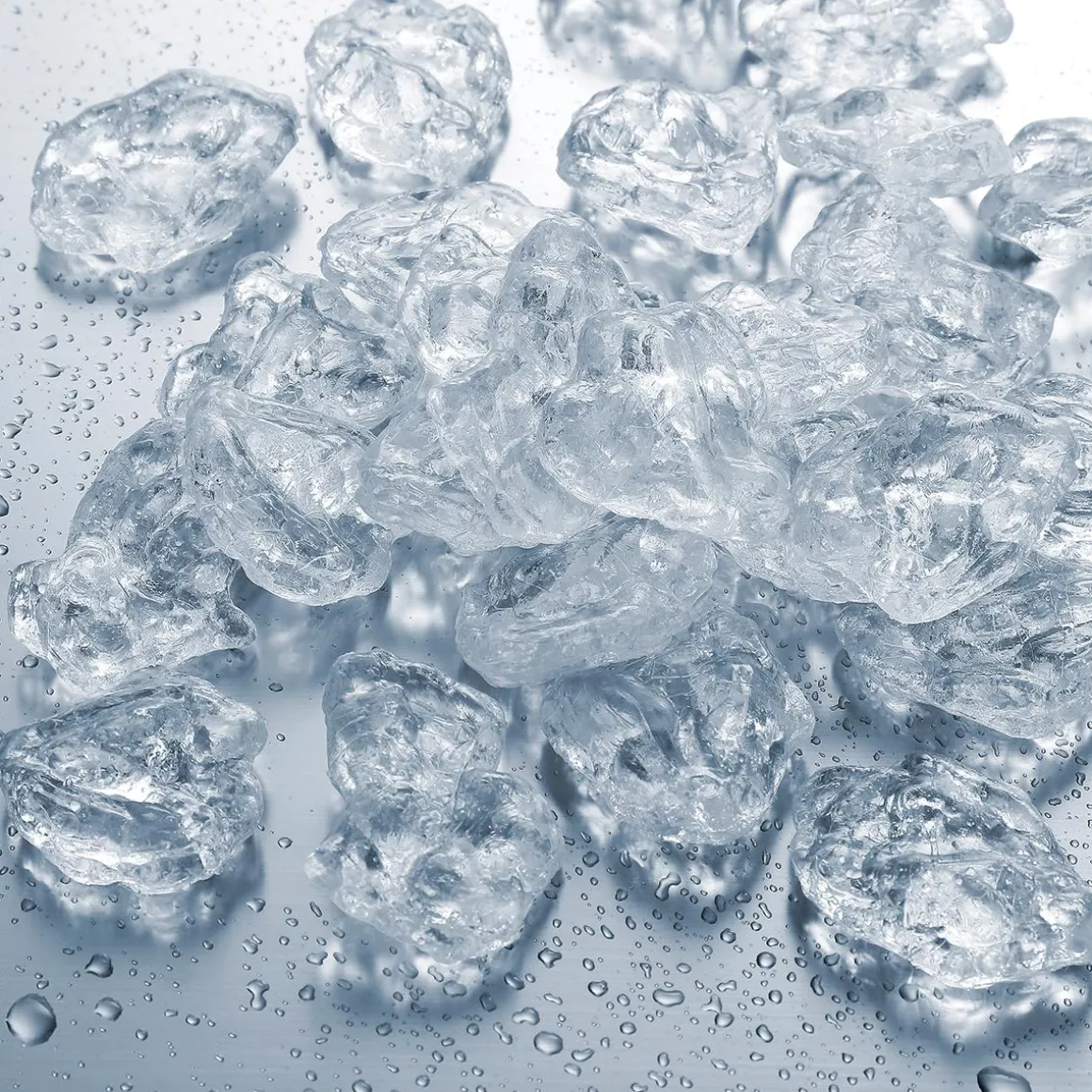 Trozos De Hielo De Plástico Aptos Para Alimentos, 50 Piezas