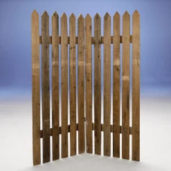Valla De Piquetes De Madera 120x150 Cm