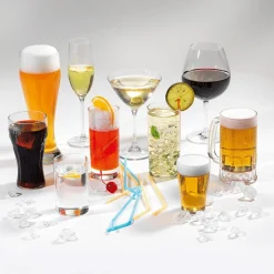 Vaso De Champán Alimento De Imitación Altura 24 Cm