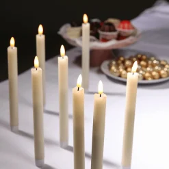 Velas De Cera LED-LED 24 Cm, Conjunto De 2 Piezas
